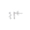 Dew CZ Baguette Scatter Stud Earrings