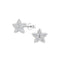 Dew Flower CZ Stud Earrings