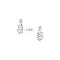 Dew Zirconia Snake Stud Earrings 34852CZ