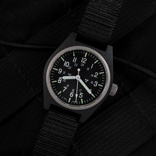 34mm Black General Purpose Quartz (GPQ) Ballistic Nylon WatchMarathon WatchesWW194004BK - 0801