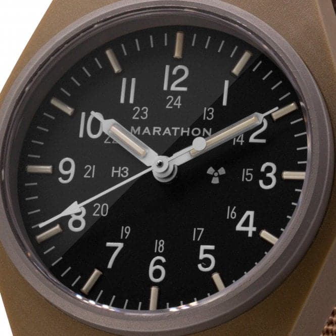 34mm Desert Tan General Purpose Mechanical (GPM) Ballistic Nylon WatchMarathon WatchesWW194003DT - 0103