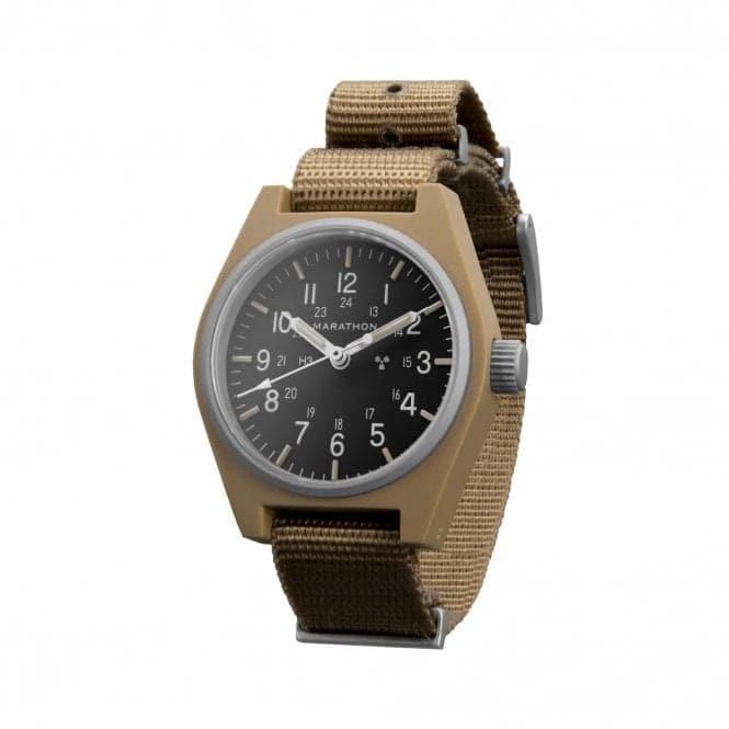 34mm Desert Tan General Purpose Mechanical (GPM) Nylon DEFSTAN WatchMarathon WatchesWW194003DT - 0106