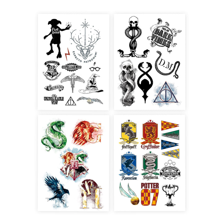 Harry Potter Set Of 35 Harry Potter Temporary Tattoos CR2606