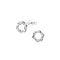 Dew Zirconia Wreath Stud Earrings 35928CZ