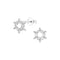 Dew Sun CZ Stud Earrings