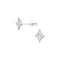 Dew Star CZ Stud Earrings