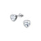 Dew CZ Trillion Cut Stud Earrings
