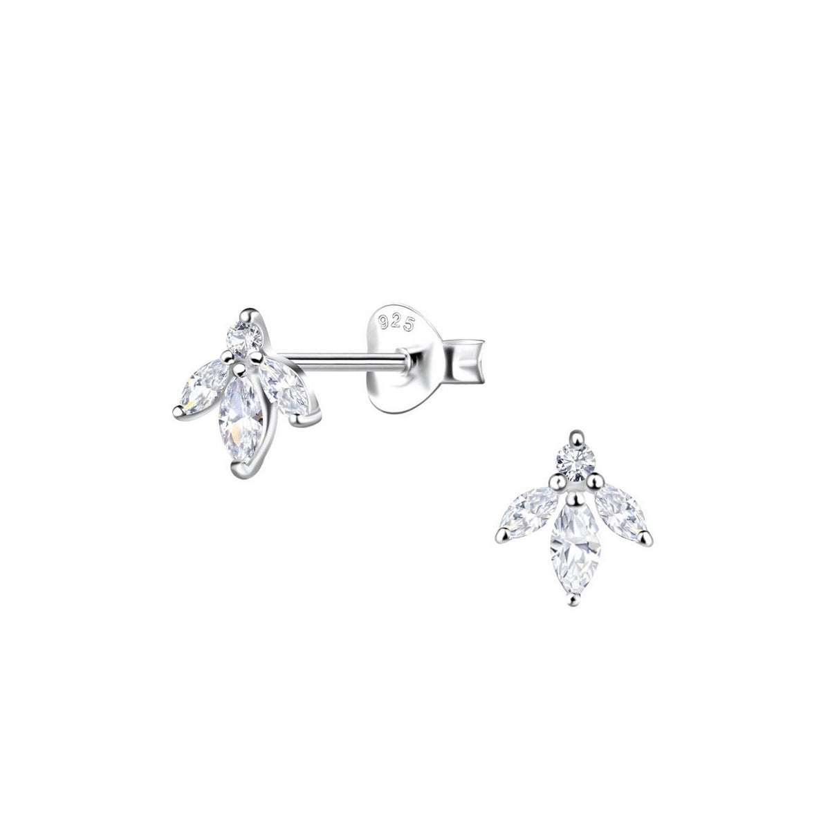 Dew Marquise CZ Stud Earrings