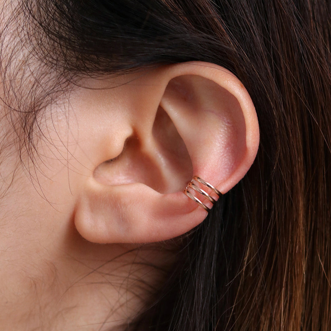 Triple Line Chain Cuff-4