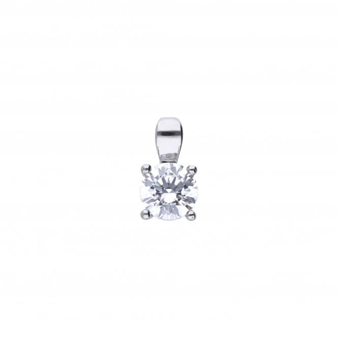 4 Claw Cubic Zirconia Solitaire 0.75ct Pendant P4918DiamonfireP4918