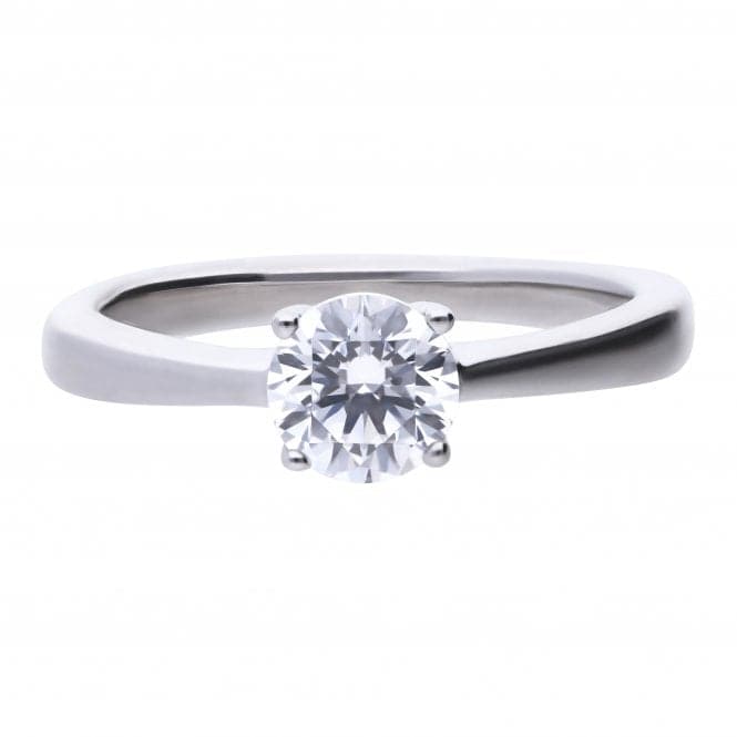 4 Claw Cubic Zirconia Solitaire 1ct Ring R3752DiamonfireR3752 16