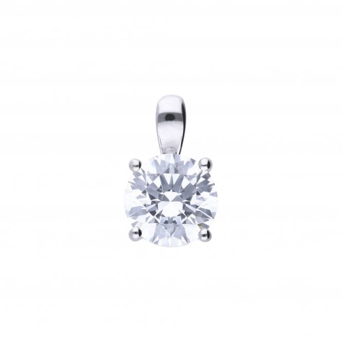 4 Claw Cubic Zirconia Solitaire 2ct Pendant P4920DiamonfireP4920