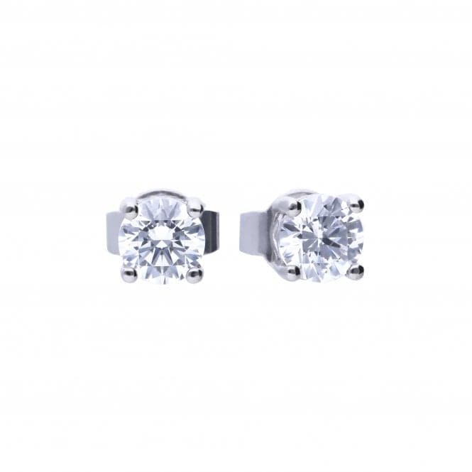 4 Claw Cubic Zirconia Studs 0.50ct E5905DiamonfireE5905