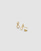 Kit Heath Infinity Mini Golden Gold Plated Stud Earrings 41160GD