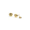Kit Heath Mirage Reflect Golden Gold Plated Round Disc Stud Earrings 41221GD