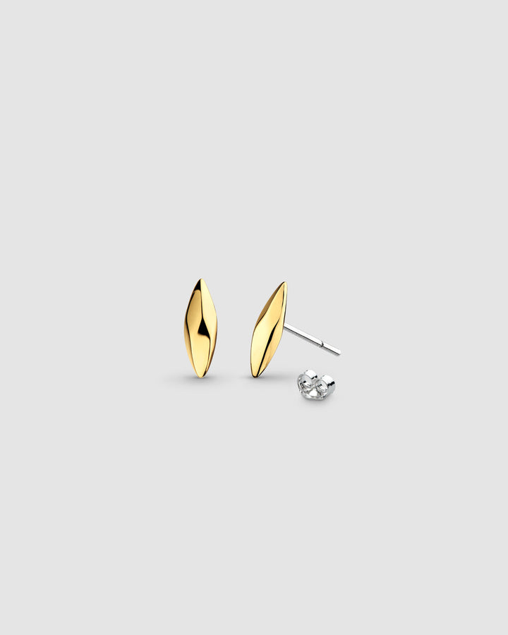 Kit Heath Glint Golden Gold Plated Two-Tone Stud Earrings 41253GRP