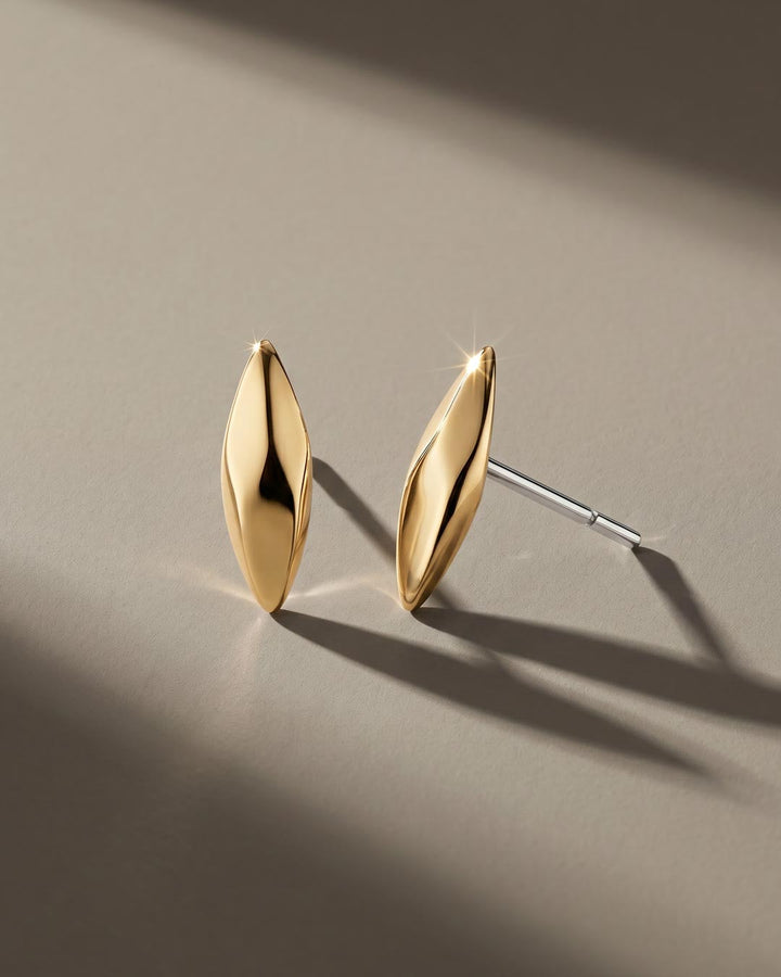Kit Heath Glint Golden Gold Plated Two-Tone Stud Earrings 41253GRP