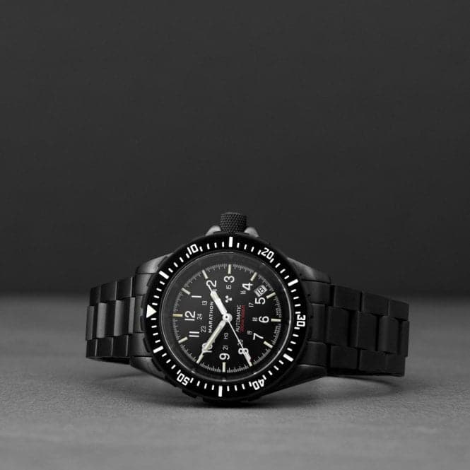41mm Anthracite Large Diver's Automatic (GSAR) Stainless Steel WatchMarathon WatchesWW194006BK - 0109
