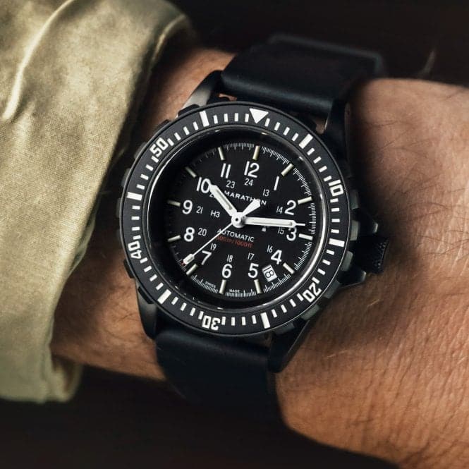 41mm Anthracite Large Diver's Automatic (GSAR) WatchMarathon WatchesWW194006BK - 0130
