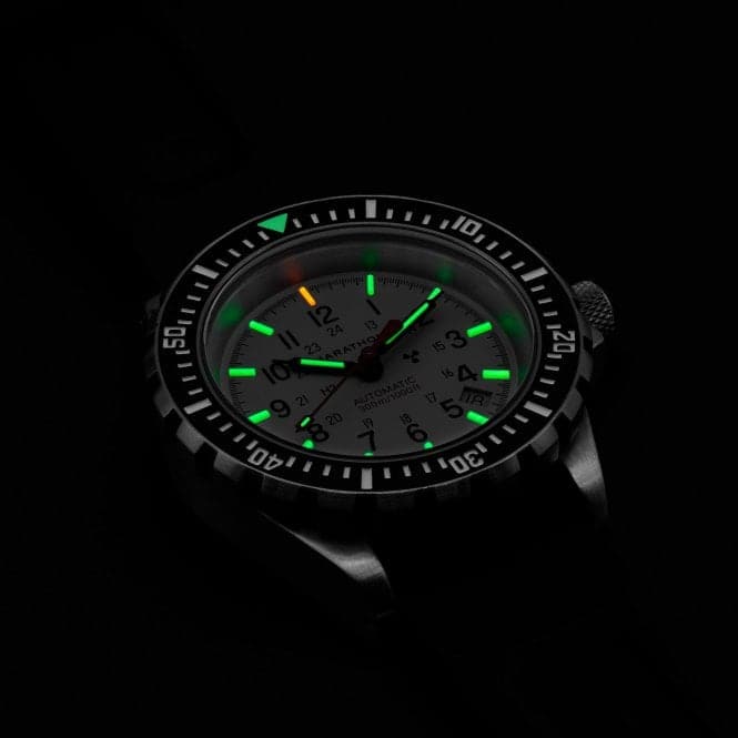 41mm Arctic Edition Large Diver's Automatic (GSAR) Stainless Steel WatchMarathon WatchesWW194006SS - 0513