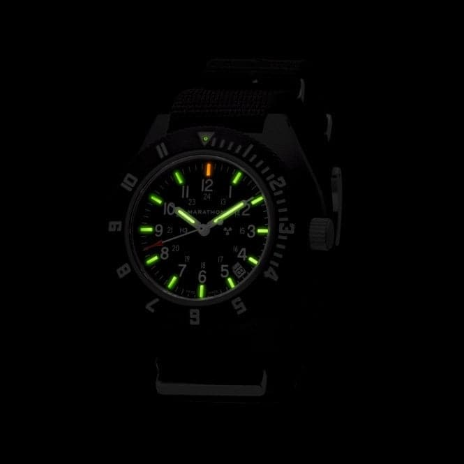 41mm Black Pilot's Navigator Date Ballistic Nylon WatchMarathon WatchesWW194013BK - 0101