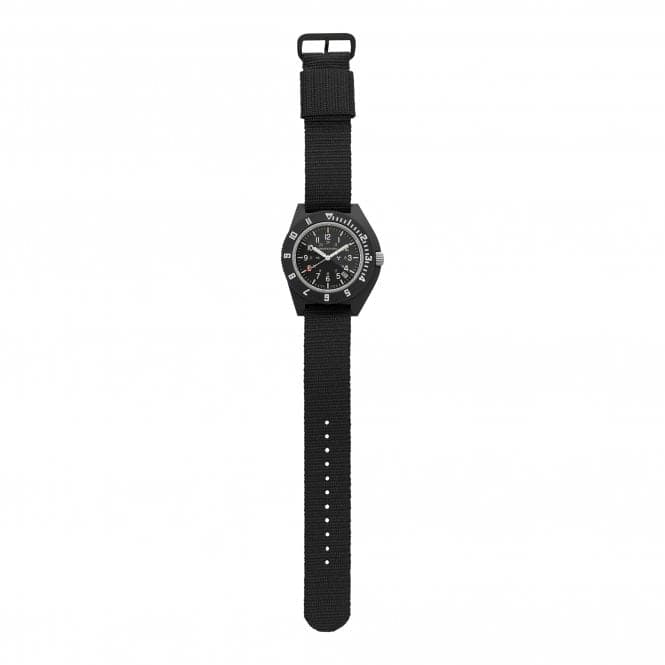 41mm Black Pilot's Navigator Date Ballistic Nylon WatchMarathon WatchesWW194013BK - 0101