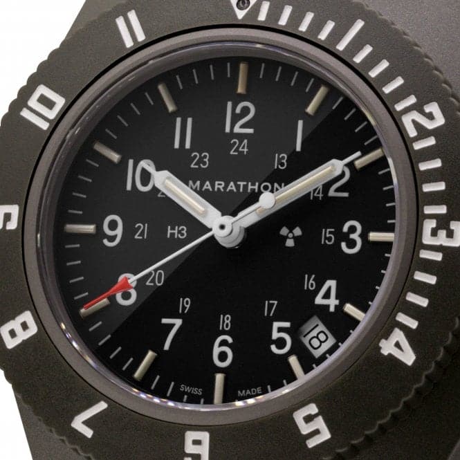 41mm Sage Green Pilot's Navigator Date Ballistic Nylon WatchMarathon WatchesWW194013SG - 0102
