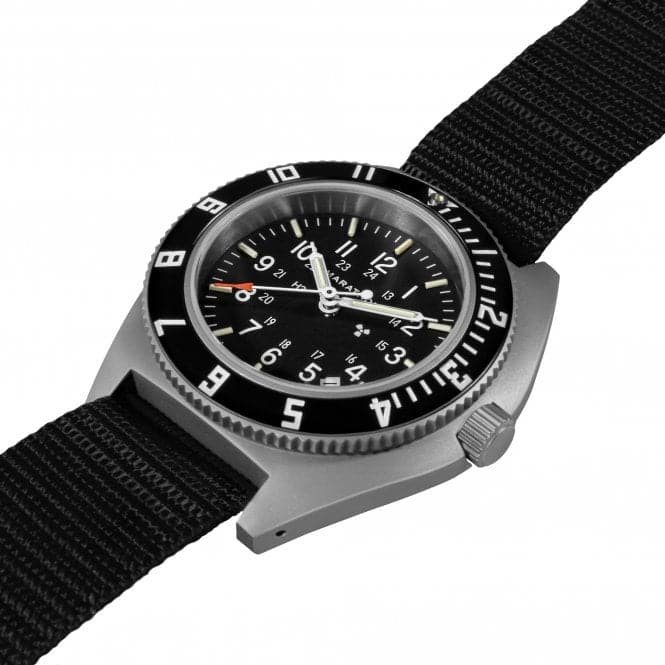 41mm Steel Navigator Date (SSNAV - D) Ballistic Nylon WatchMarathon WatchesWW194013SS - 0101