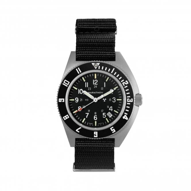 41mm Steel Navigator Date (SSNAV - D) Nylon DEFSTAN WatchMarathon WatchesWW194013SS - 0103