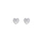 Dew Heart Sunburst Stud Earrings 42615HP