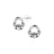 Dew Petite Claddagh Stud Earrings 44398HP