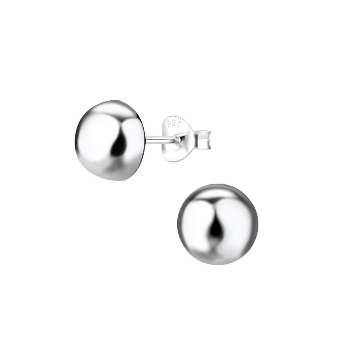 Dew 8mm Bead Stud Earrings