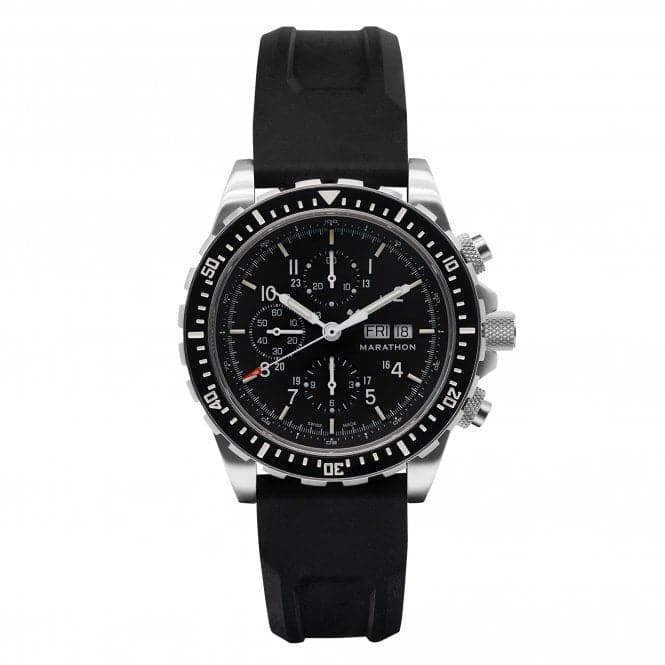 46mm Jumbo Diver Pilot's Automatic Chronograph (CSAR) WatchMarathon WatchesWW194014SS - 0130