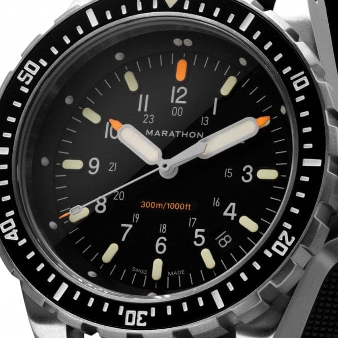 46mm Jumbo Diver's Quartz (JSAR) Stainless Steel WatchMarathon WatchesWW194018SS - 0107