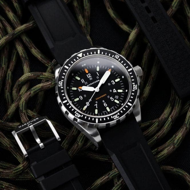46mm Jumbo Diver's Quartz (JSAR) WatchMarathon WatchesWW194018SS - 0130