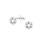 Dew Heart Petal Stud Earrings