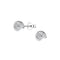 Dew Spiral Shell Stud Earrings