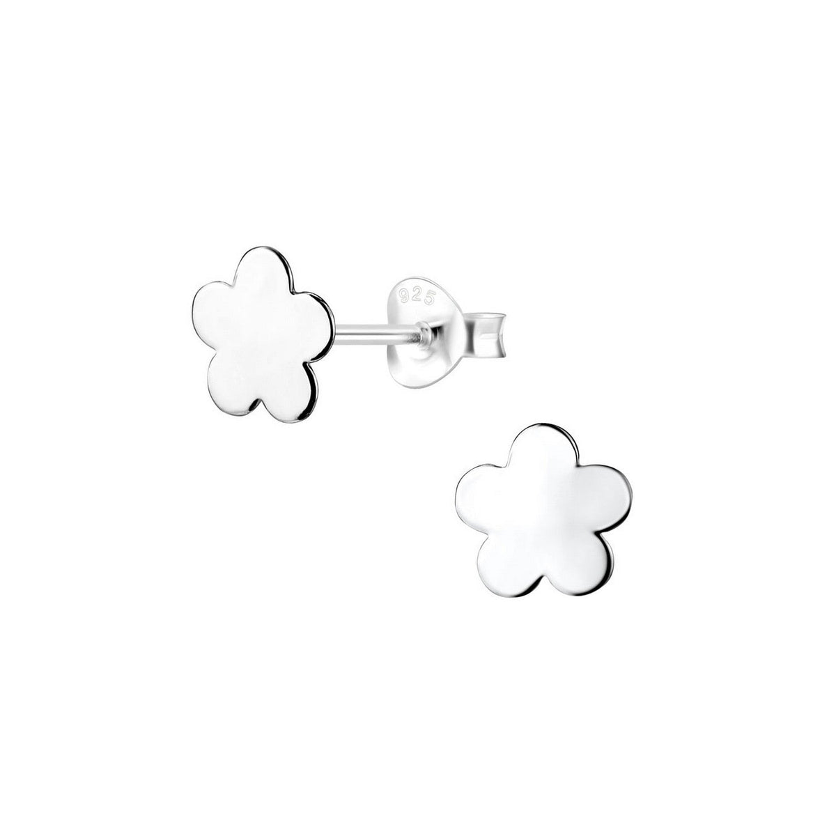 Dew Simple Flower Stud Earrings
