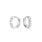 Dew Shell Pearl 12mm Hoop Earrings