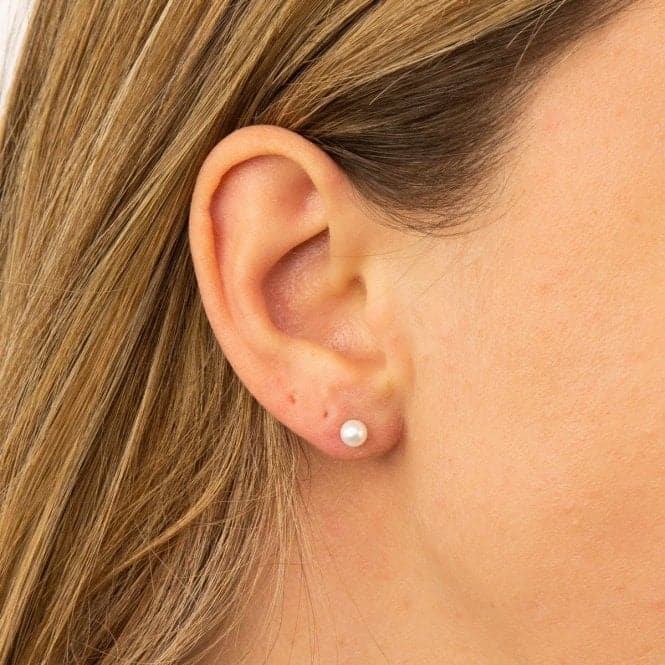 5mm Pearl Stud Earrings GE2372WElements GoldGE2372W