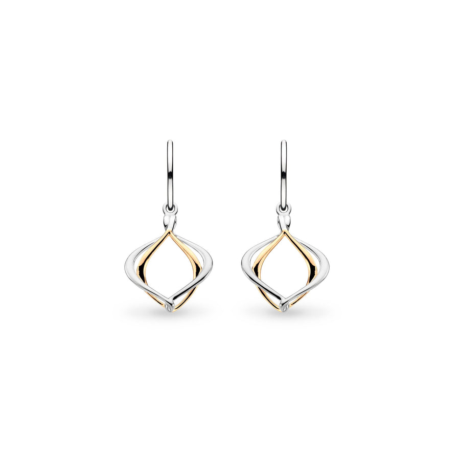 Kit Heath Alicia Golden Gold Plated Petite Drop Earrings 60018GRP
