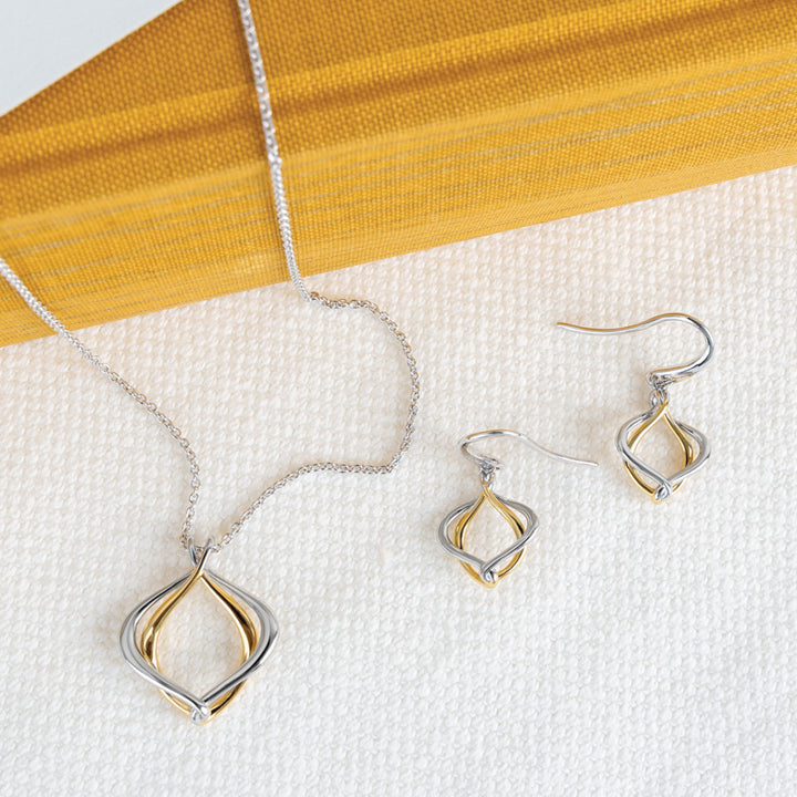 Kit Heath Alicia Golden Gold Plated Petite Drop Earrings 60018GRP