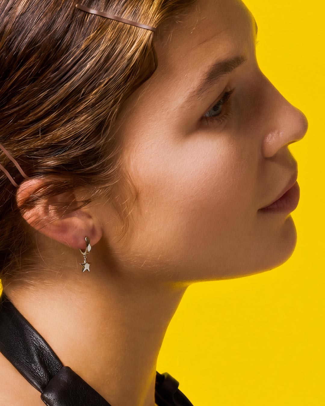 Kit Heath Rox Little Rock Star Hinged Hoop Drop Earrings 60070RP