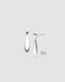 Kit Heath Coast Pebble Smooth Slim Stud Drop Earrings 60141RP