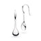 Kit Heath Coast Pebble Smooth Elegant Rhodium Plated Drop Earrings 60154RP