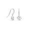 Kit Heath Marina Tide Knot Rhodium Plated Drop Earrings 61060RP