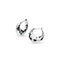 Kit Heath Mirage Reflect Rhodium Plated Hinged Hoop Earrings 61224RP