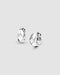 Kit Heath Glint Geo Wide Hinged Hoop Earrings 61253RP