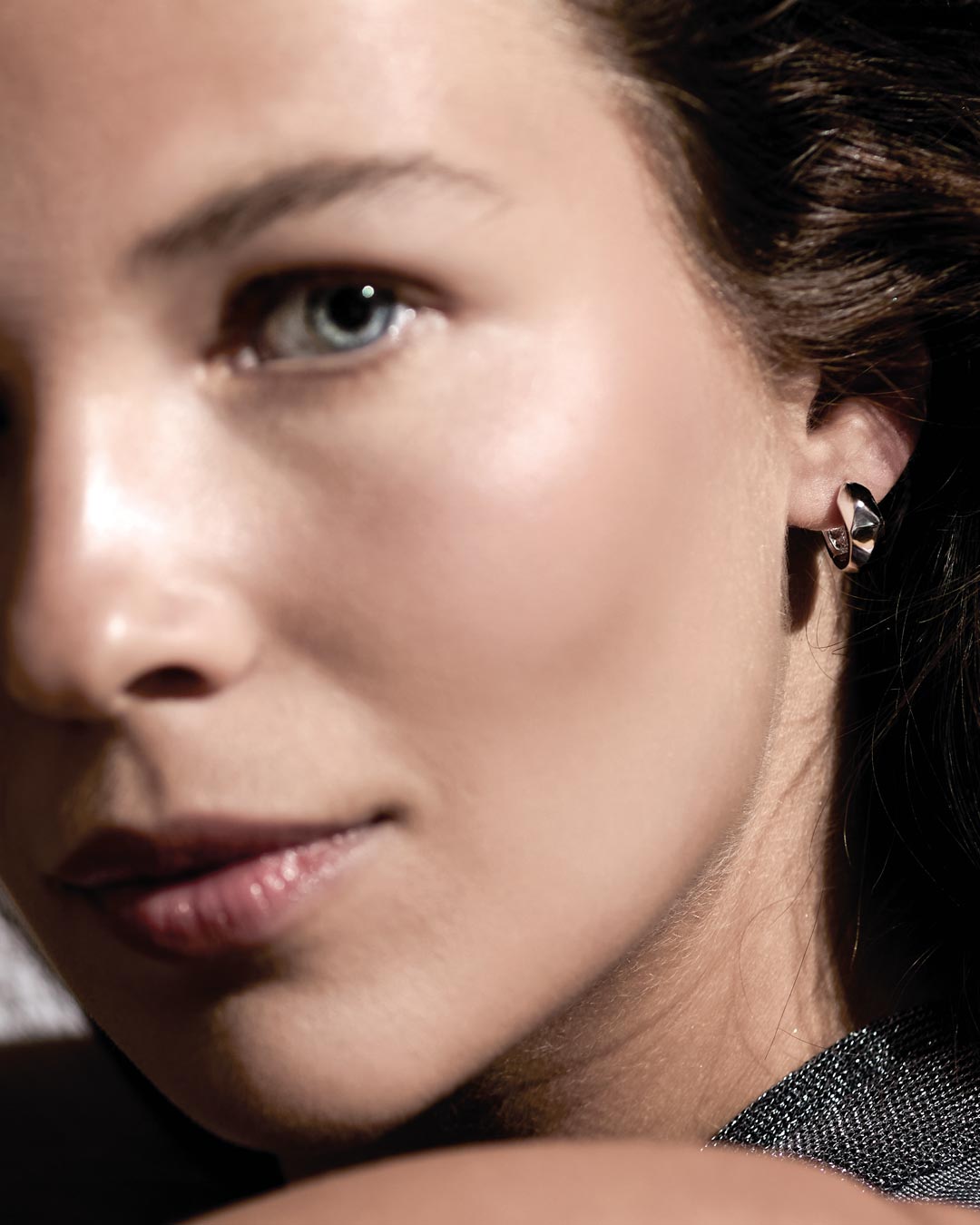 Kit Heath Glint Geo Wide Hinged Hoop Earrings 61253RP