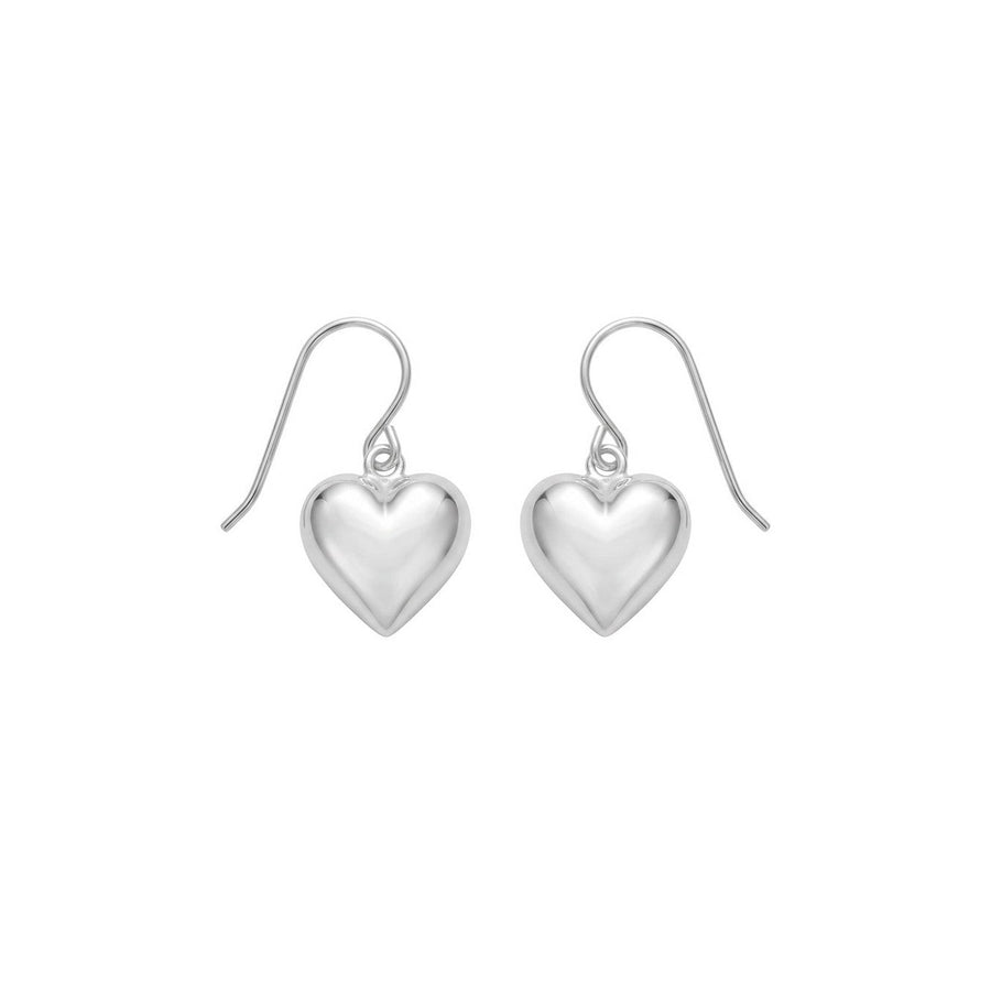 Dew Puff Heart Drop Earrings 63578HP